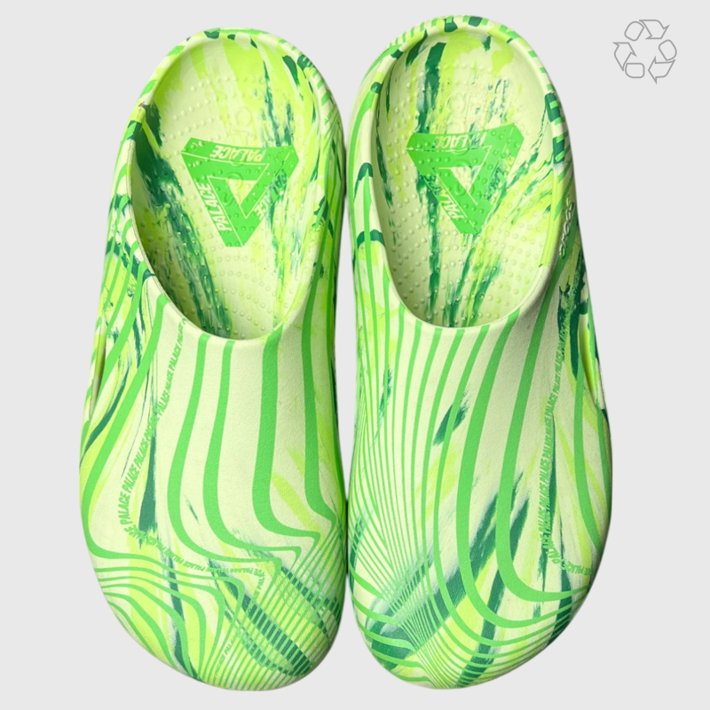 Palace x Crocs Mellow Recovery Clog 'Celery' Size 10 Pre-Owned