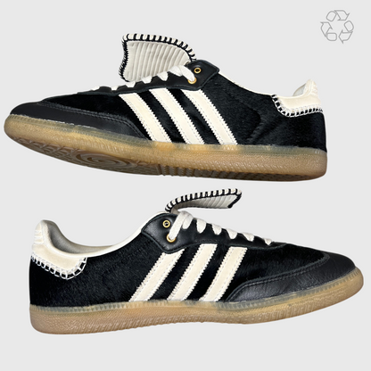 Wales Bonner x Adidas Pony Tonal Samba 'Black' Size 9.5 Pre-Owned