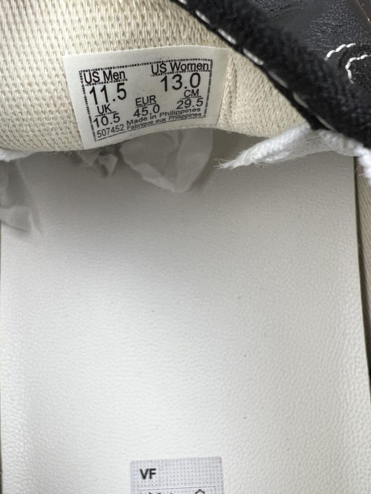 Engineered Garments x OTW by Vans Classic Slip-On 98 'Black' Size 11.5 Pre-Owned