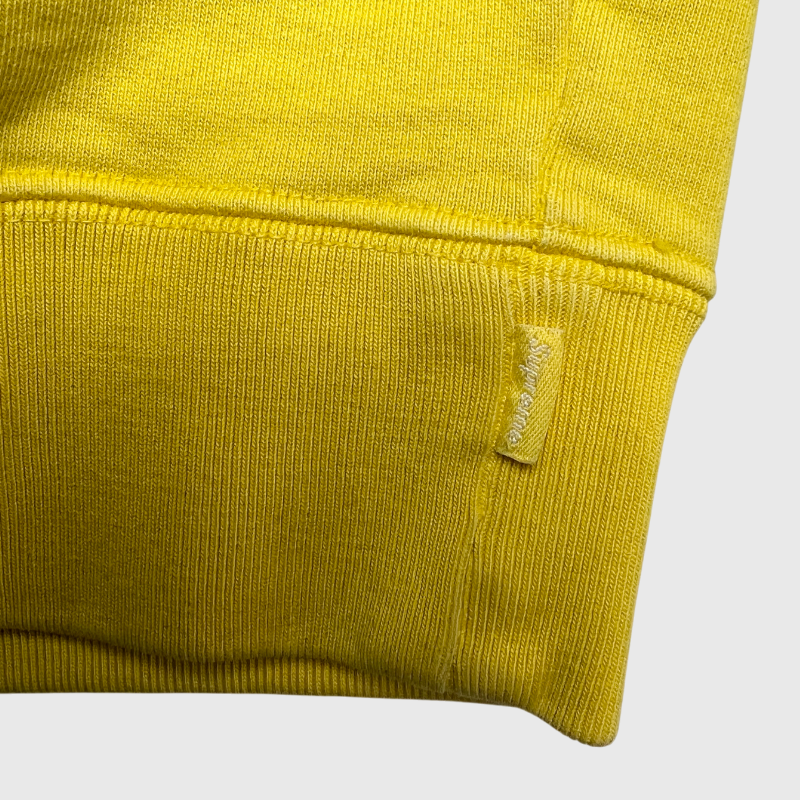 Supreme Dipped Crewneck 'Yellow' SS19 Size L Pre-Owned