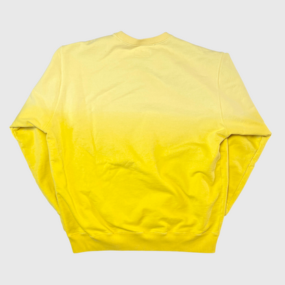 Supreme Dipped Crewneck 'Yellow' SS19 Size L Pre-Owned