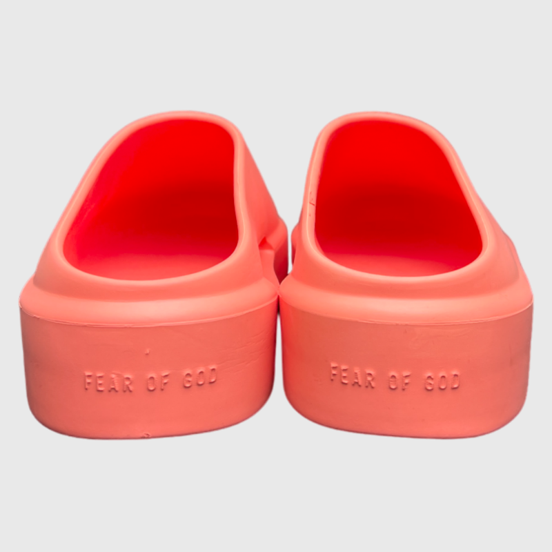 Fear of God The California 1.0 Backless Slip-On 'Coral' SS22 Brand New