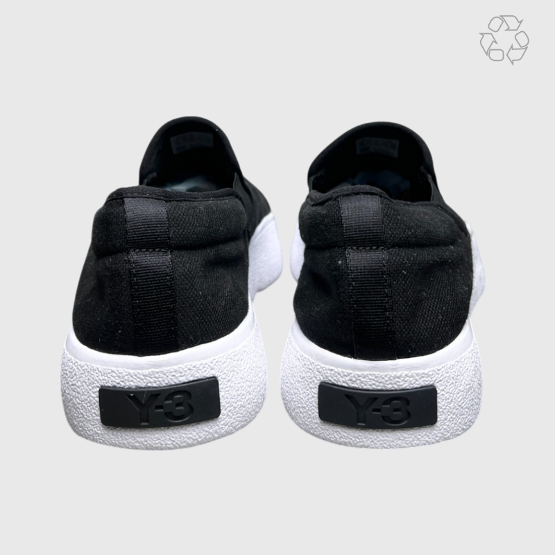 Y-3 Adidas Yohji Yamamoto Tangutsu Slip-On 'Black' Size 12 Pre-Owned