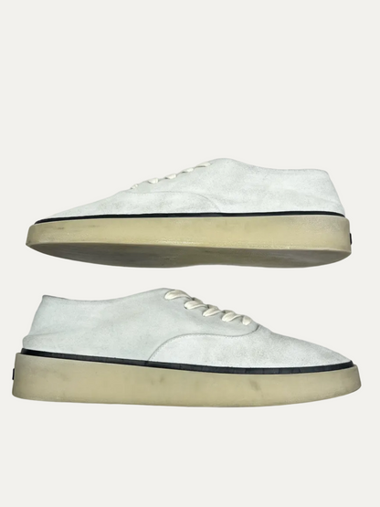 Fear of God for Ermenegildo Zegna Laced Suede Sneaker 'Off White' Size 11.5 Pre-Owned