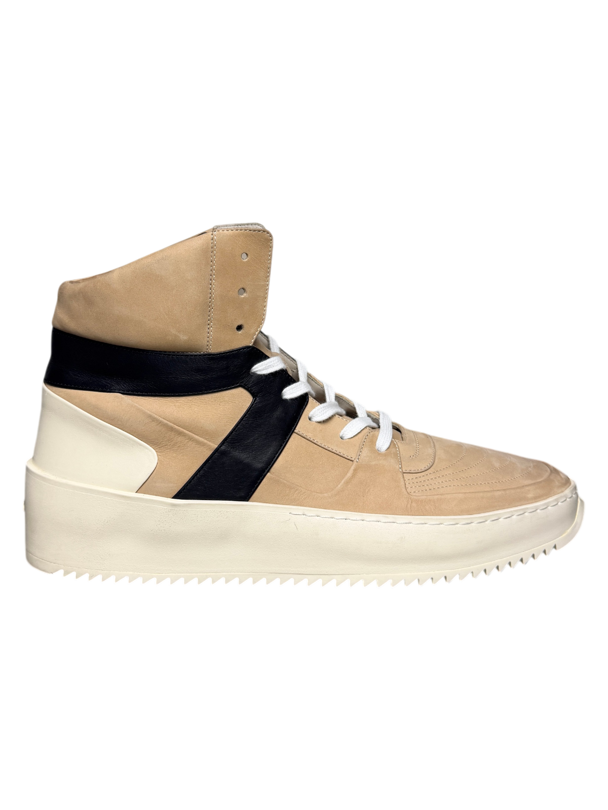 Fear of God Basketball Sneaker 'Tan-Black-Cream' Size 46 Pre-Owned