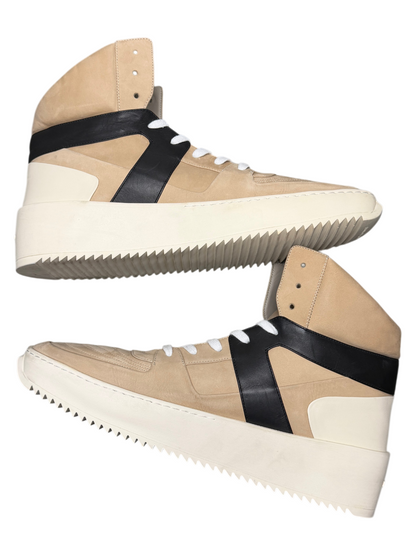 Fear of God Basketball Sneaker 'Tan-Black-Cream' Size 46 Pre-Owned