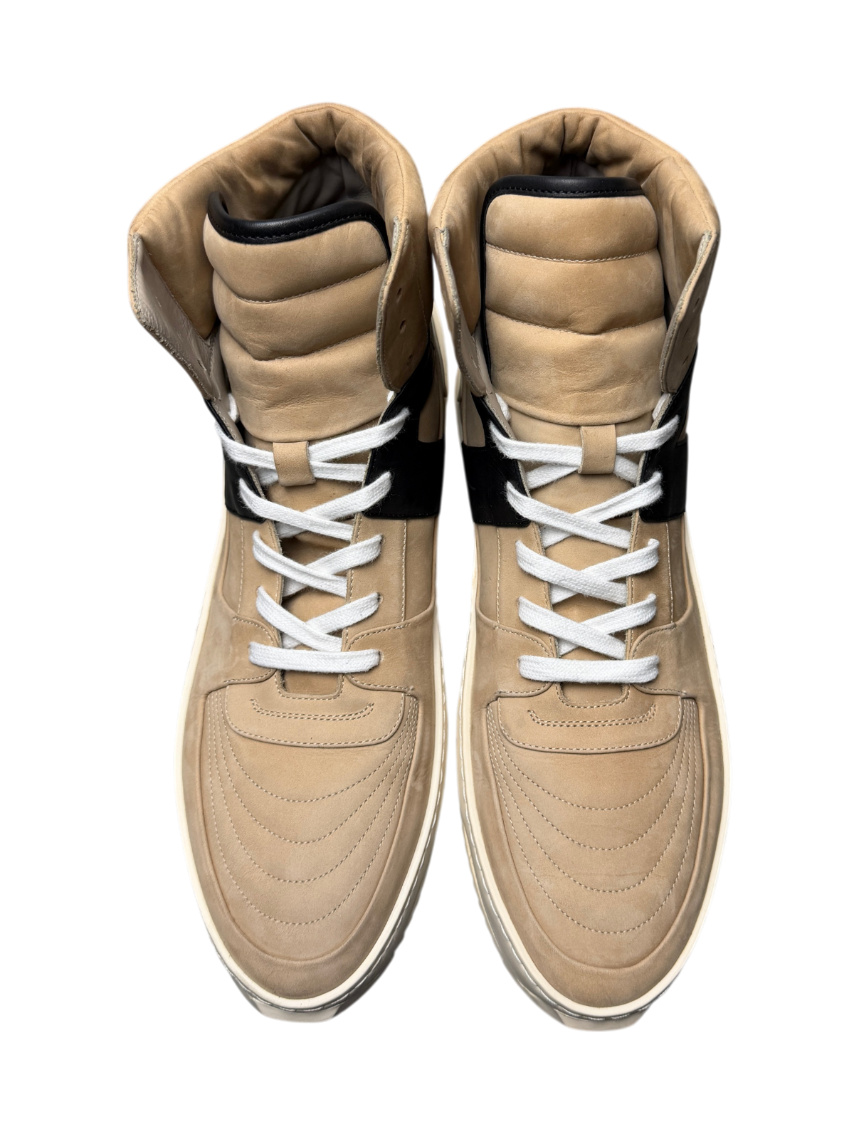 Fear of God Basketball Sneaker 'Tan-Black-Cream' Size 46 Pre-Owned