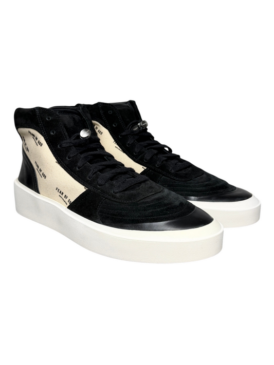 Fear of God Strapless Skate Mid 'Fear of God Print - Black Cream' Size 45 Pre-Owned