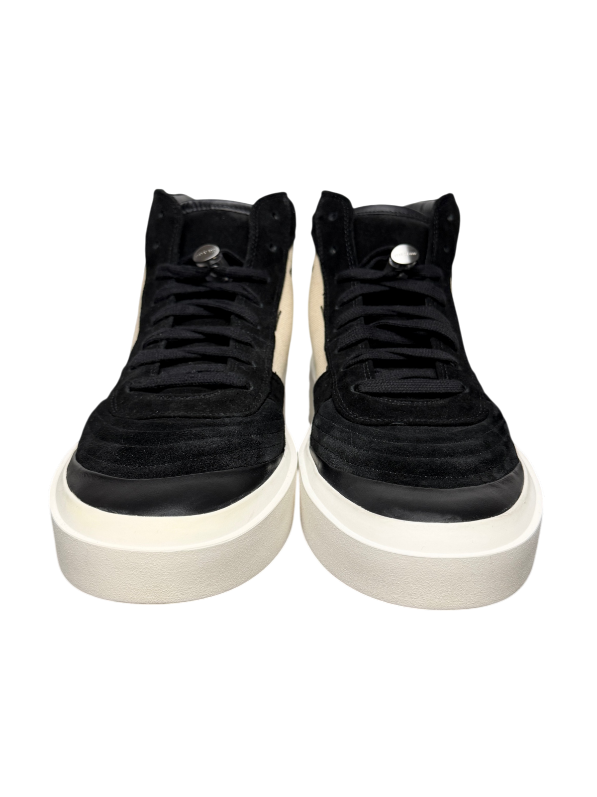 Fear of God Strapless Skate Mid 'Fear of God Print - Black Cream' Size 45 Pre-Owned