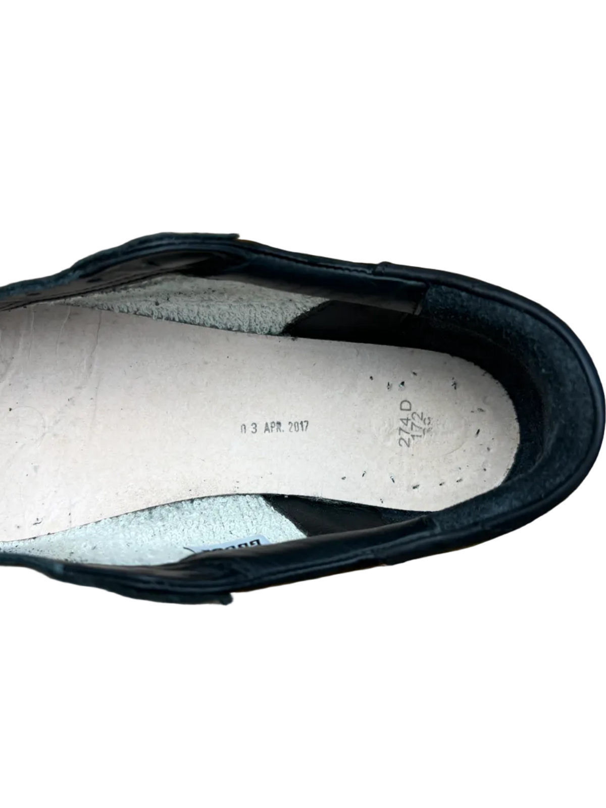 Golden Goose Wmns Superstar 'Black/Perforated Star' Size 39 Pre-Owned