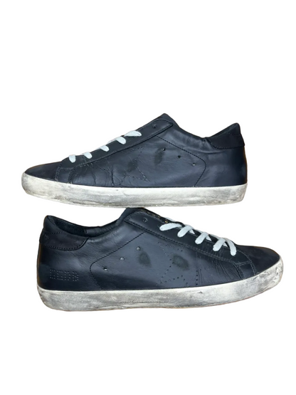 Golden Goose Wmns Superstar 'Black/Perforated Star' Size 39 Pre-Owned