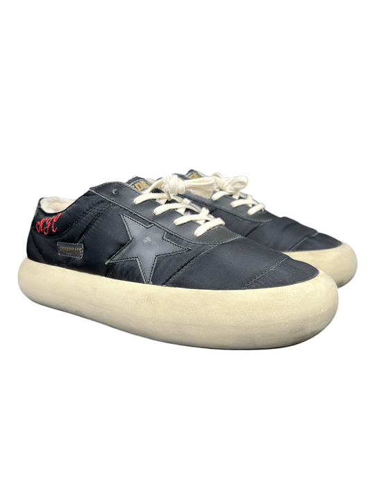 Golden Goose Space-Star 'Nylon/Leather-Black' Size 44 Pre-Owned