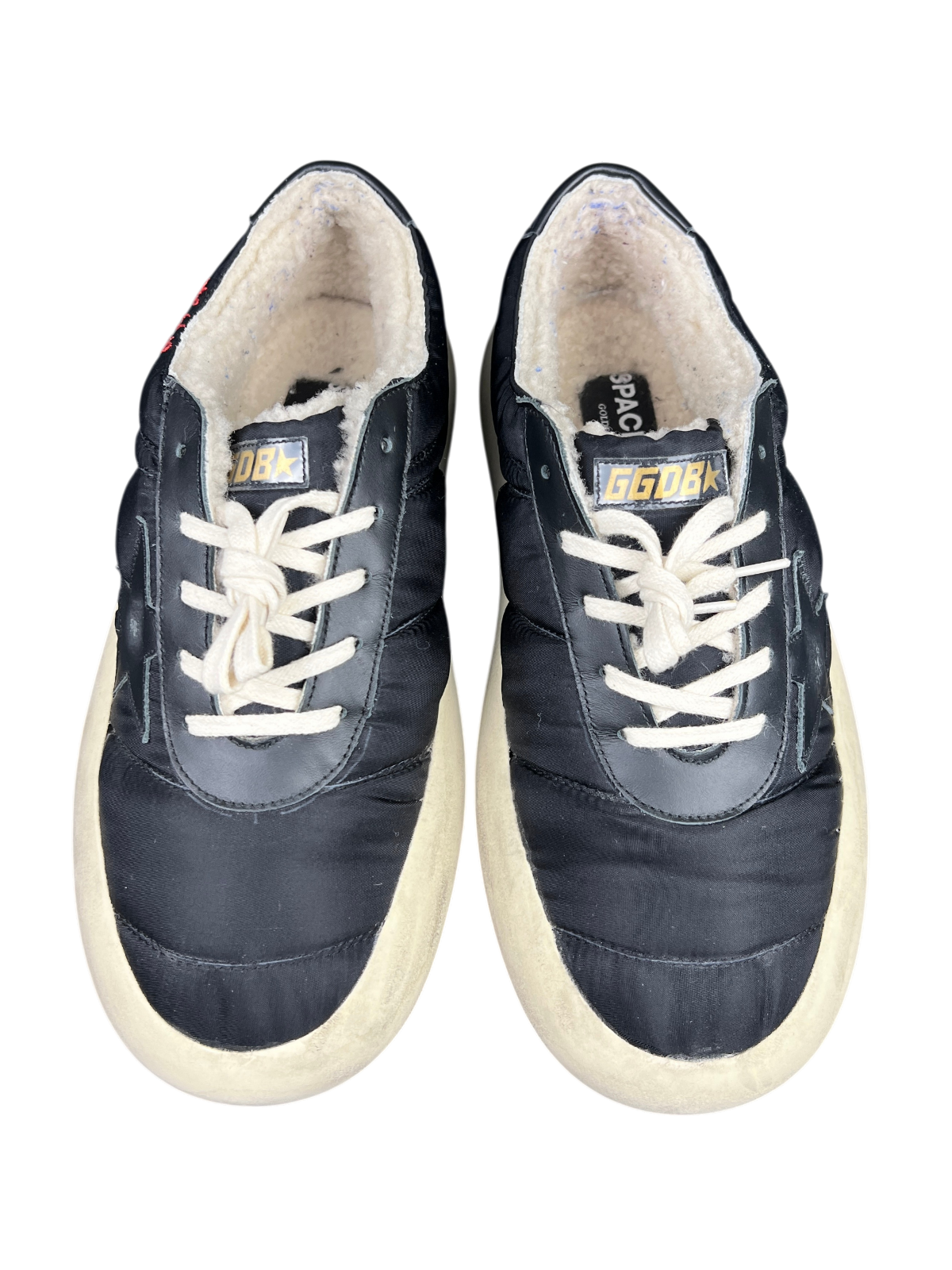 Golden Goose Space-Star 'Nylon/Leather-Black' Size 44 Pre-Owned