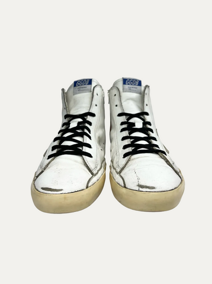 Vintage Golden Goose Francy Sneaker 'White/Grey Star' Size 43 Pre-Owned