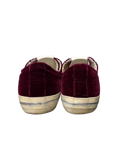 Golden Goose V-Star 2 'Velvet Bordeaux/White' Size 39 Pre-Owned