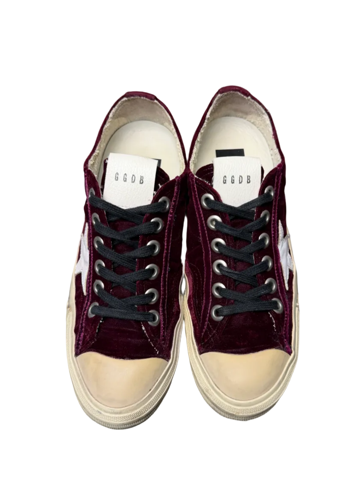 Golden Goose V-Star 2 'Velvet Bordeaux/White' Size 39 Pre-Owned