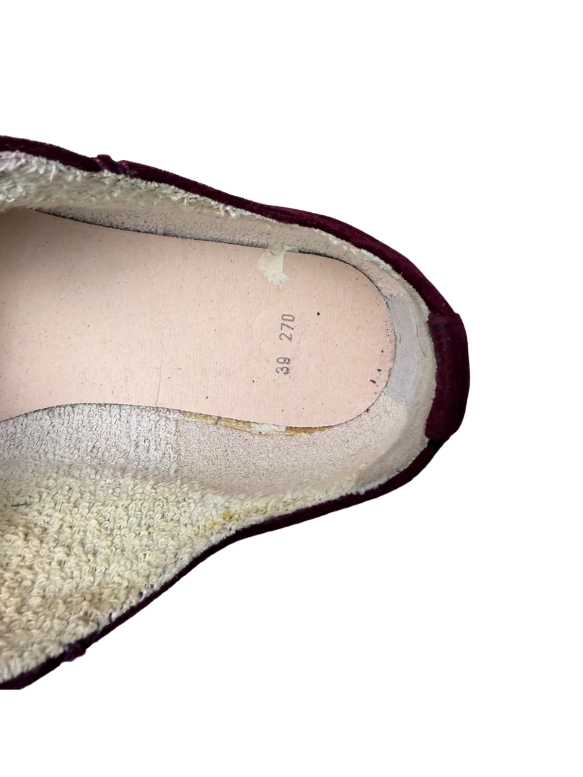Golden Goose V-Star 2 'Velvet Bordeaux/White' Size 39 Pre-Owned