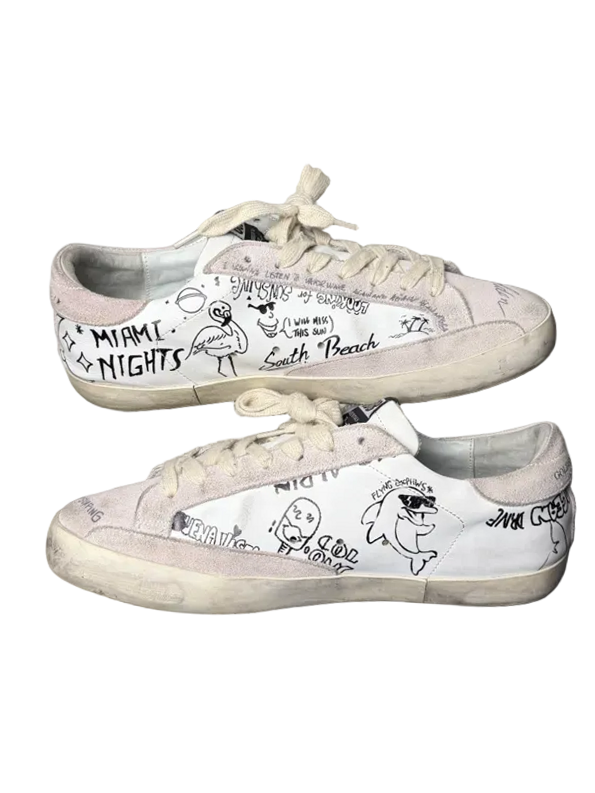Golden Goose Wmns Superstar 'Miami South Beach' Size 40 Pre-Owned