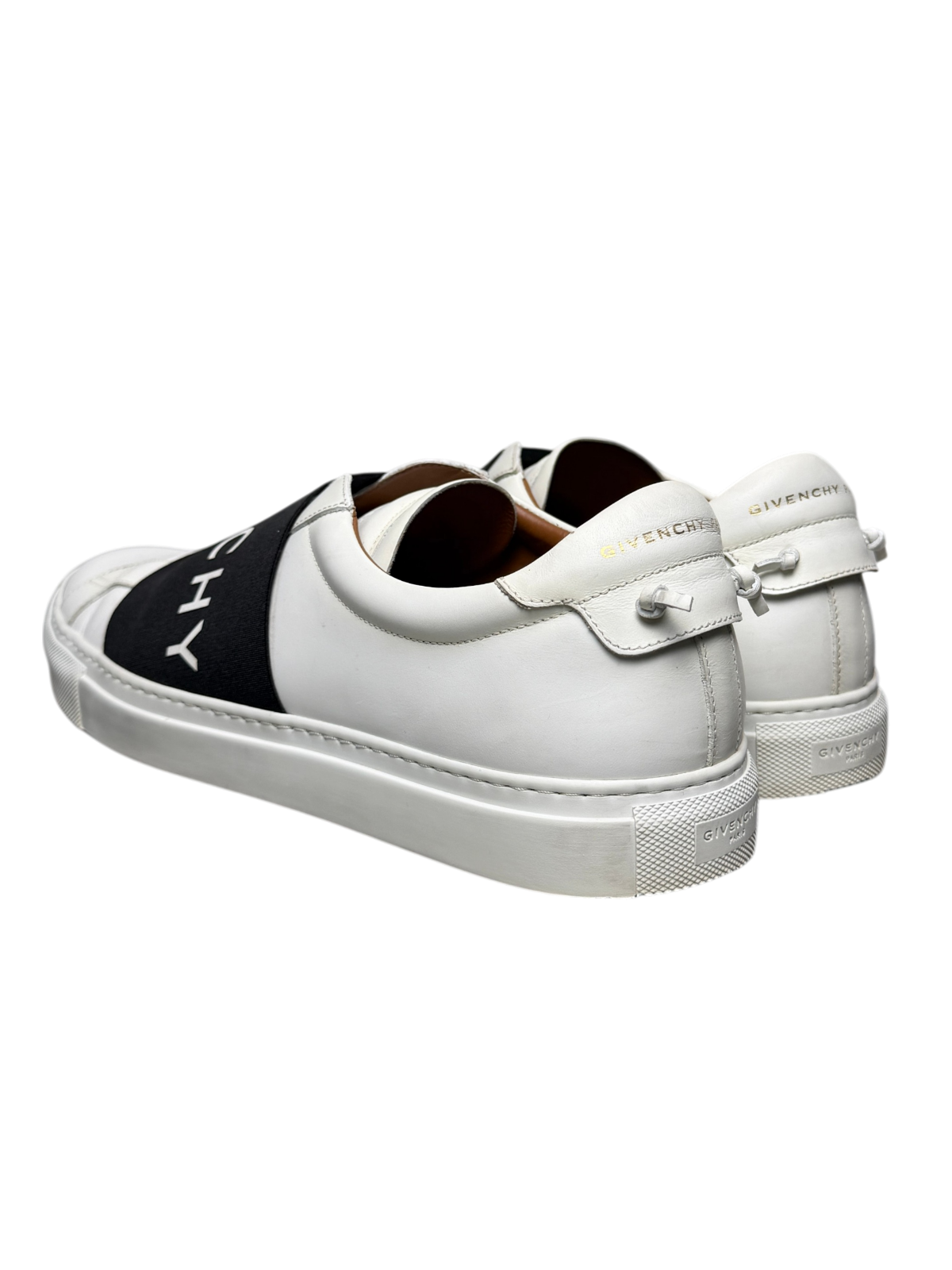 Givenchy Urban Logo Street Slip On Sneaker 'Black/White' Size 45 Pre-Owned