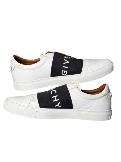 Givenchy Urban Logo Street Slip On Sneaker 'Black/White' Size 45 Pre-Owned
