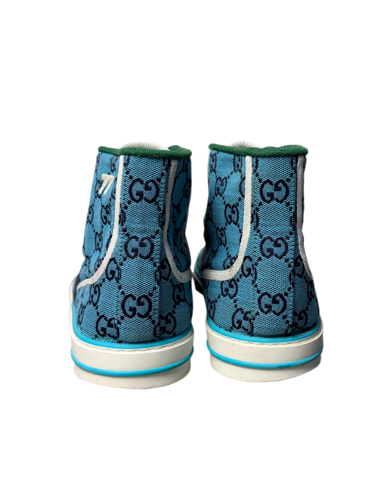 Gucci Tennis 1977 High 'Light Blue' Size 9.5 US Pre-Owned