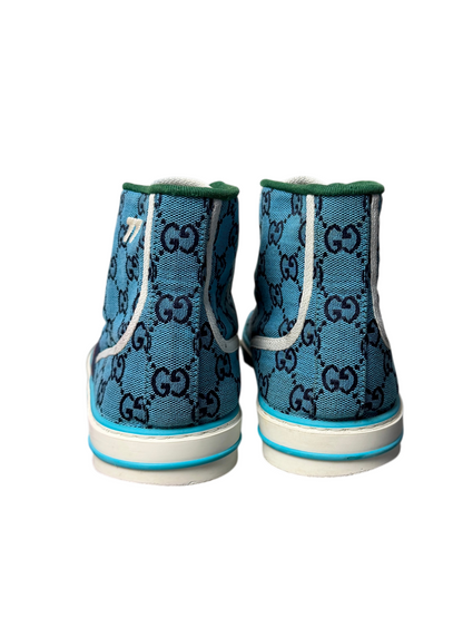 Gucci Tennis 1977 High 'Light Blue' Size 9.5 US Pre-Owned