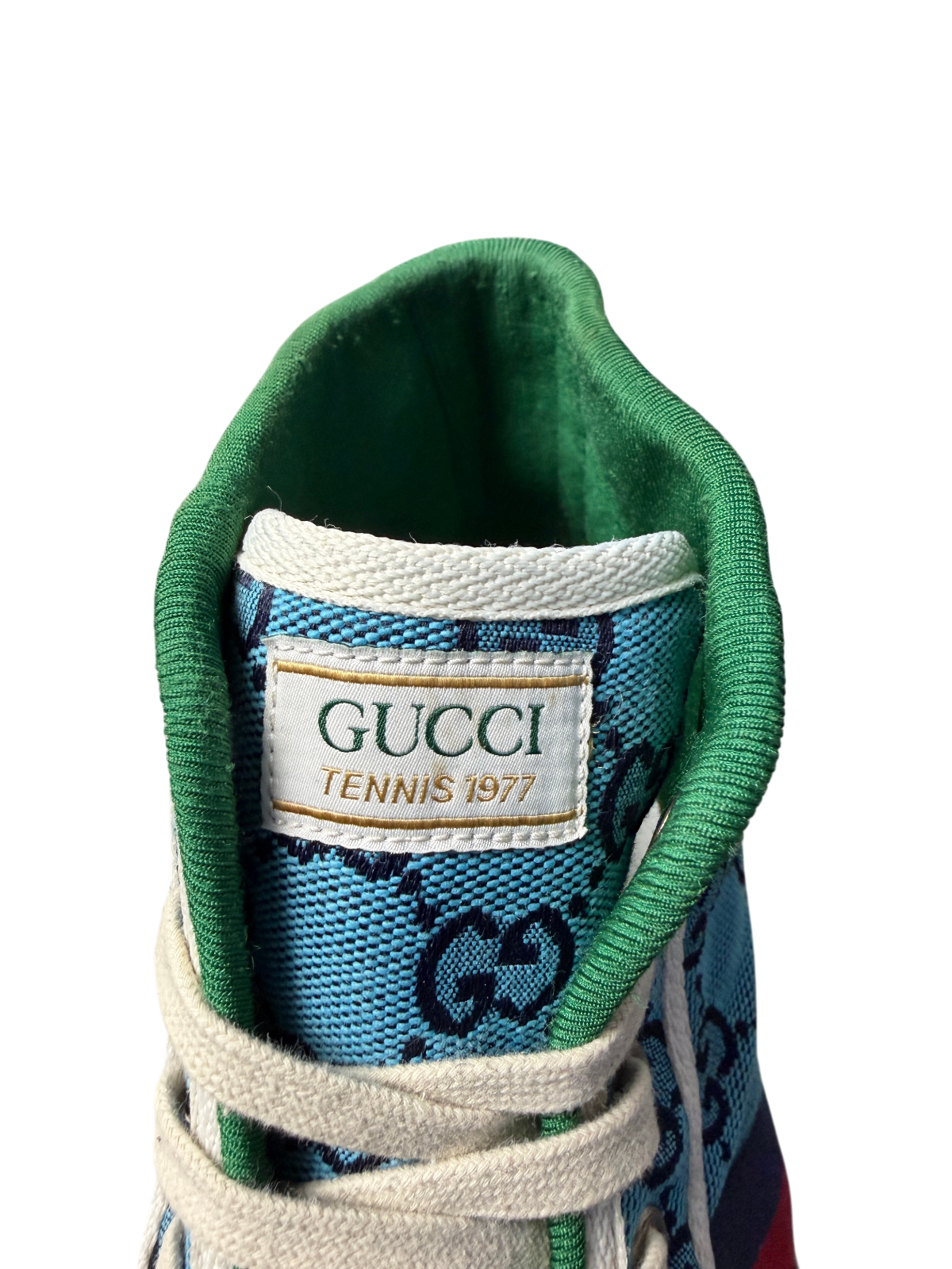 Gucci Tennis 1977 High 'Light Blue' Size 9.5 US Pre-Owned