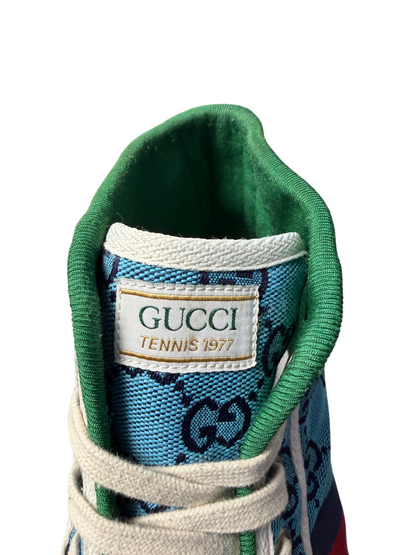 Gucci Tennis 1977 High 'Light Blue' Size 9.5 US Pre-Owned