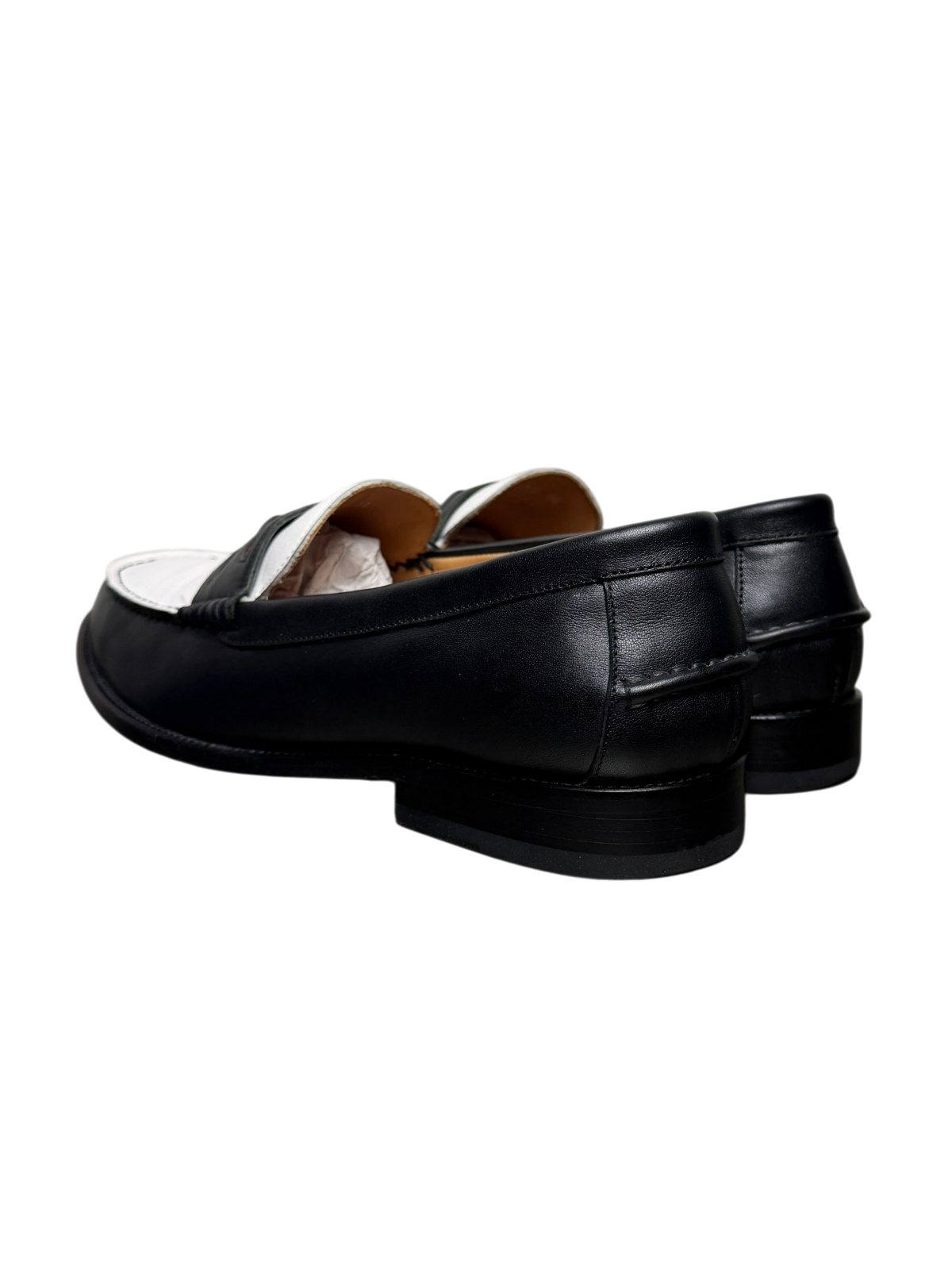 Vintage Gucci GG Loafer Interlocked G 'Black/Great White' Size 10.5 Pre-Owned