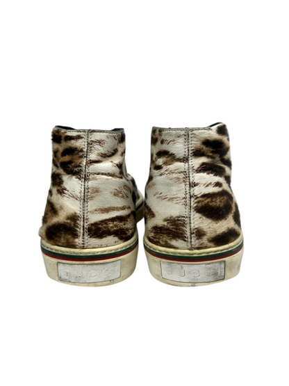 Vintage Gucci Leopard Print Chukka Sneaker 245307 FW10 Size 9 Pre-Owned