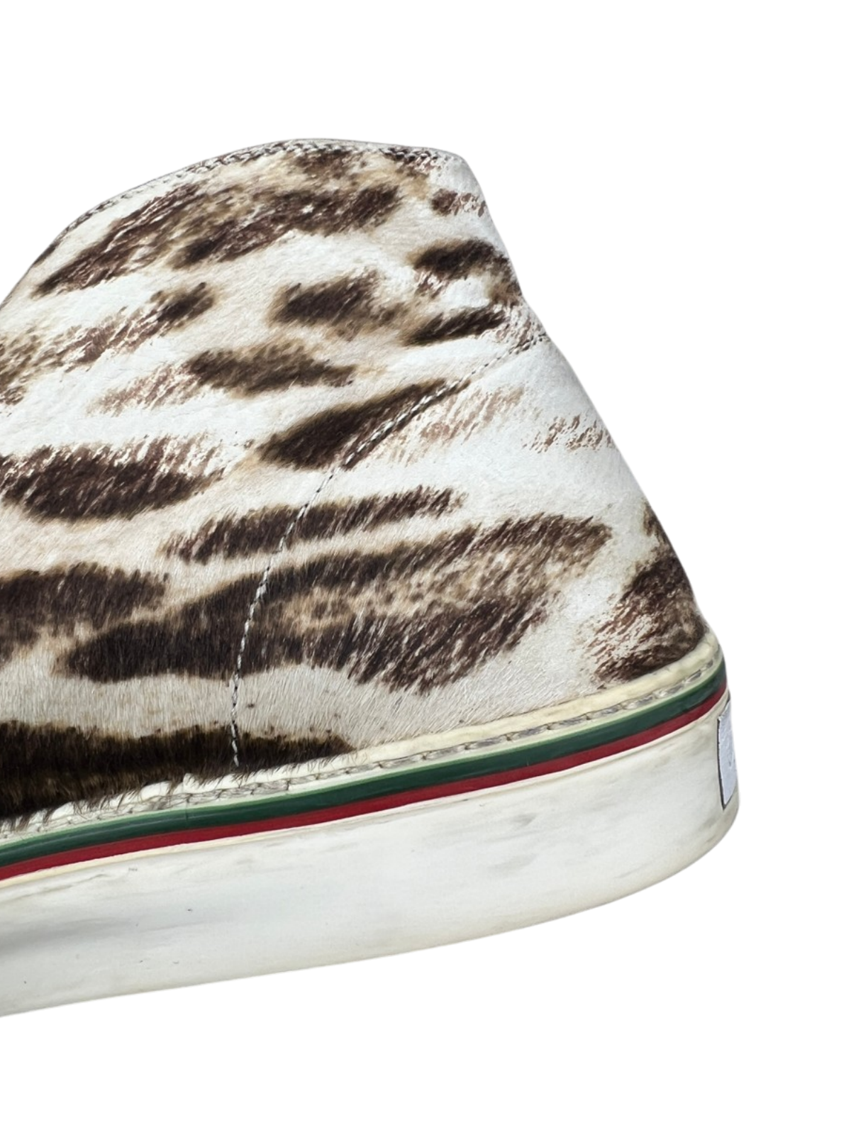 Vintage Gucci Leopard Print Chukka Sneaker 245307 FW10 Size 9 Pre-Owned