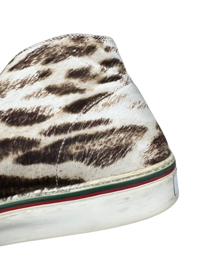 Vintage Gucci Leopard Print Chukka Sneaker 245307 FW10 Size 9 Pre-Owned