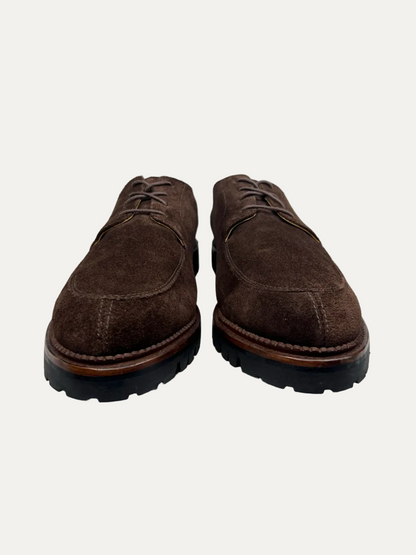 J.Crew Ludlow Lug-Sole Suede Derbys 'Dark Chocolate' CL530 Pre-Owned