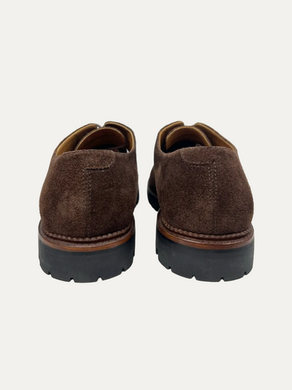 J.Crew Ludlow Lug-Sole Suede Derbys 'Dark Chocolate' CL530 Pre-Owned