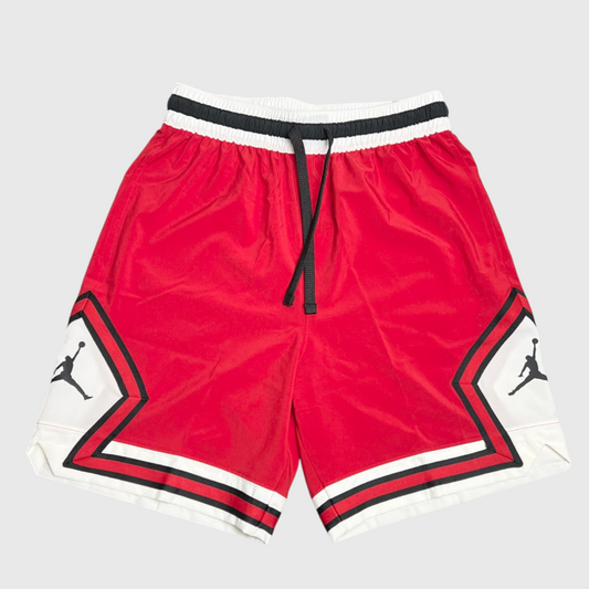 Jordan Men’s Woven Diamond Dri-FIT Shorts 'Gym Red/Black/White' Brand New