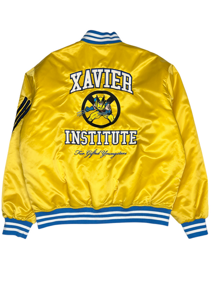 Kith x Marvel X-Men Wolverine Satin Bomber Jacket Size L Pre-Owned