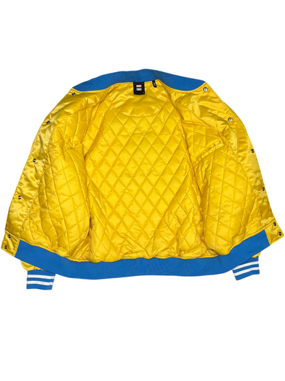 Kith x Marvel X-Men Wolverine Satin Bomber Jacket Size L Pre-Owned