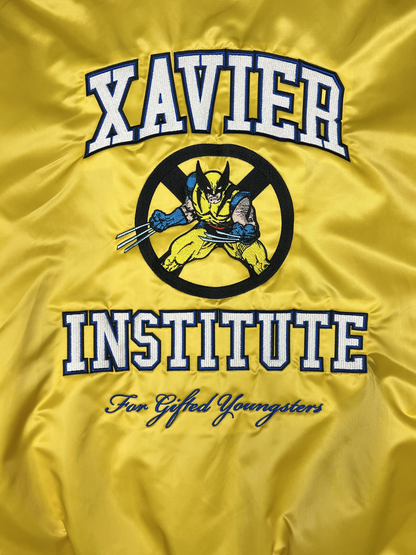 Kith x Marvel X-Men Wolverine Satin Bomber Jacket Size L Pre-Owned