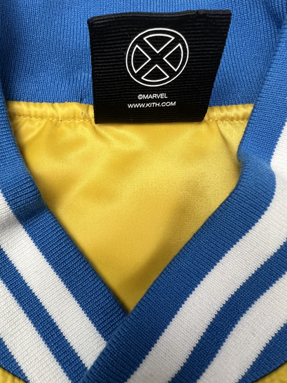Kith x Marvel X-Men Wolverine Satin Bomber Jacket Size L Pre-Owned