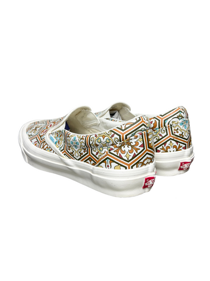 Kith x Vans Classic Slip-On 'Brown Moroccan Pattern' Size 10 Pre-Owned