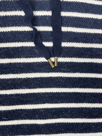 LRL Lauren Jeans Co. x Ralph Lauren French Terry Hooded T-Shirt 'Navy/White' Size M Brand New
