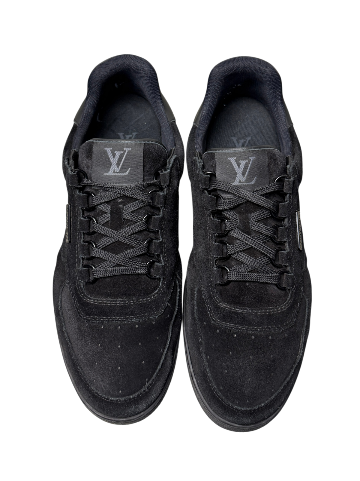 Louis Vuitton LV Employee Trainer 'Uniform - Black Suede'  Size 9.5 US Pre-Owned