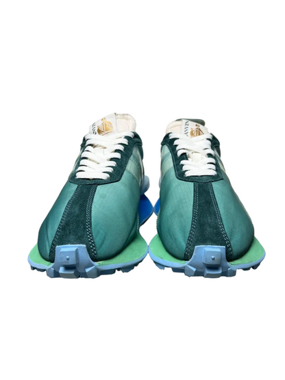 Lanvin Bumpr Sneaker in Nylon 'Blue/Green' Size 14 Pre-Owned