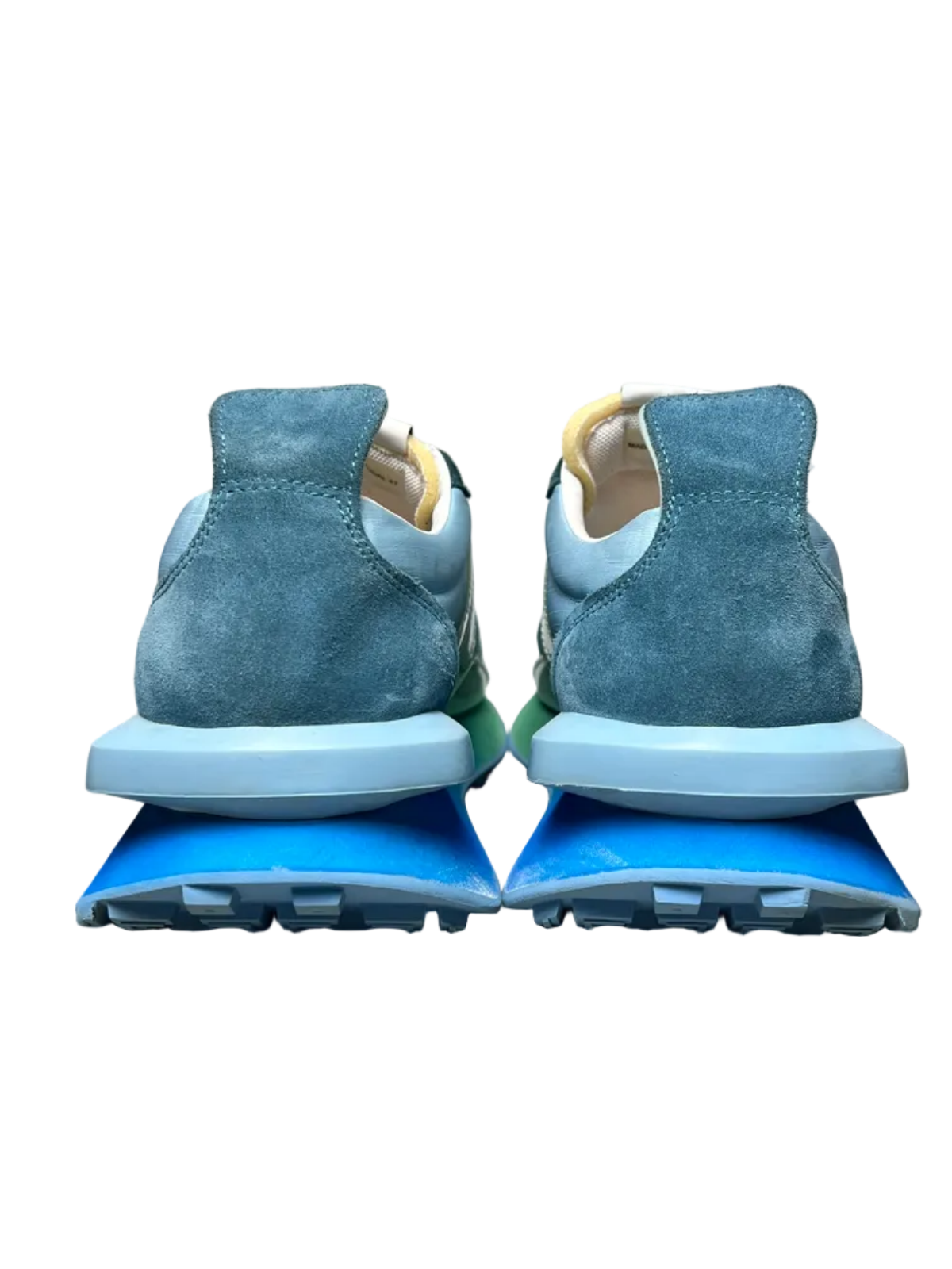 Lanvin Bumpr Sneaker in Nylon 'Blue/Green' Size 14 Pre-Owned