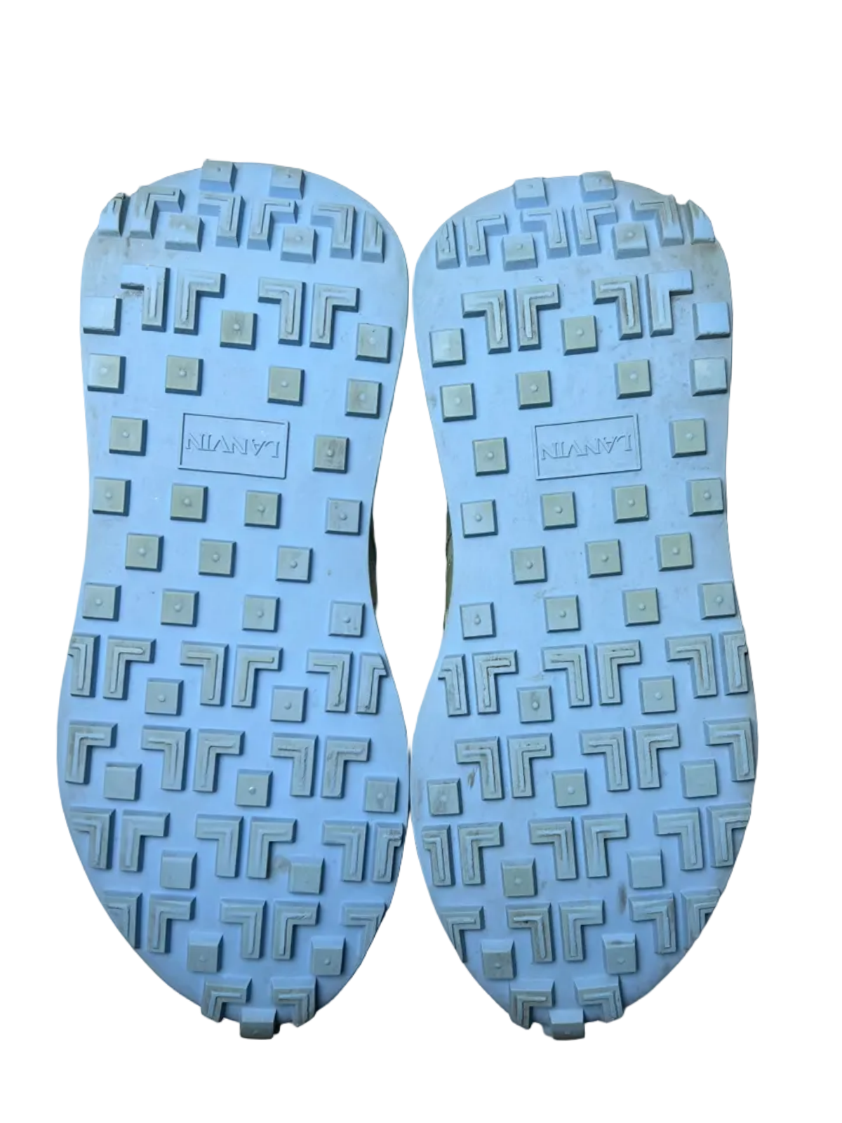Lanvin Bumpr Sneaker in Nylon 'Blue/Green' Size 14 Pre-Owned