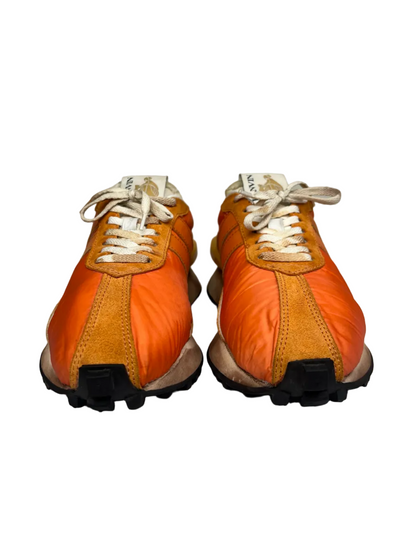 Lanvin Bumpr Sneaker in Nylon 'Orange' Size 10 Pre-Owned