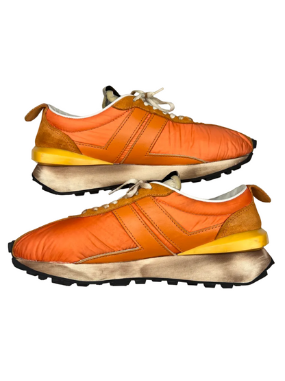 Lanvin Bumpr Sneaker in Nylon 'Orange' Size 10 Pre-Owned