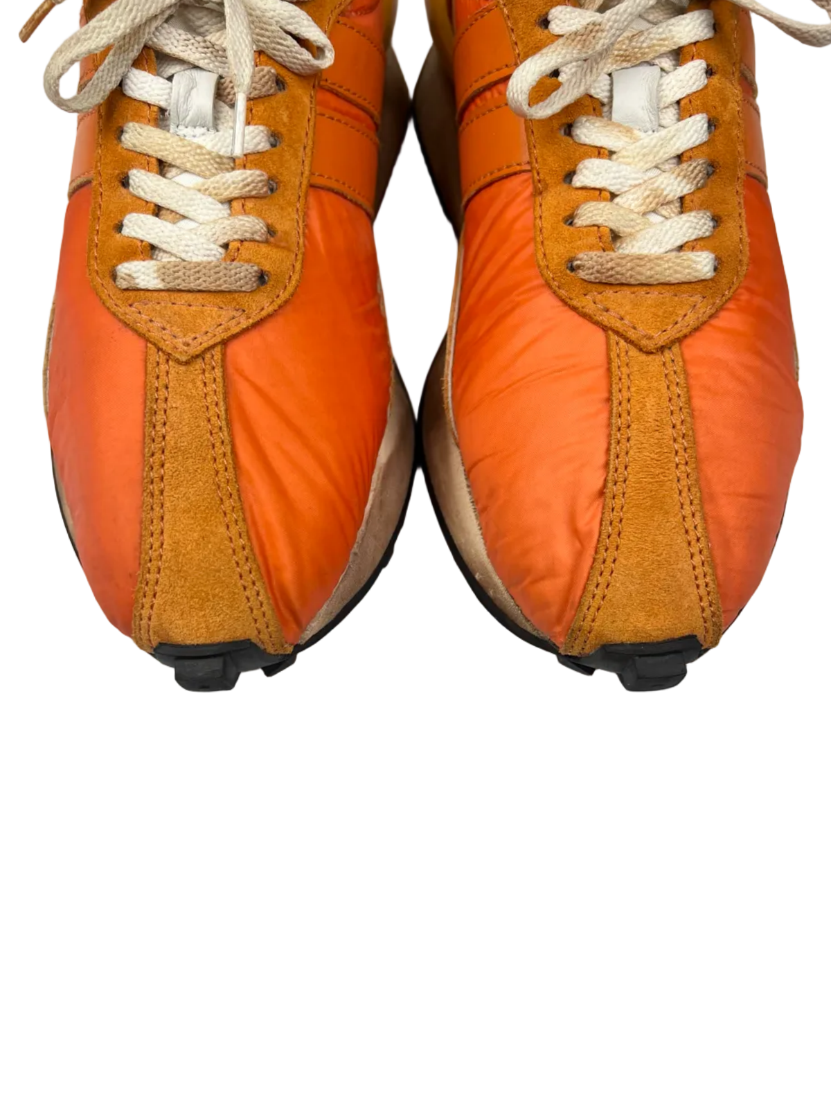 Lanvin Bumpr Sneaker in Nylon 'Orange' Size 10 Pre-Owned
