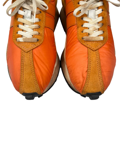 Lanvin Bumpr Sneaker in Nylon 'Orange' Size 10 Pre-Owned