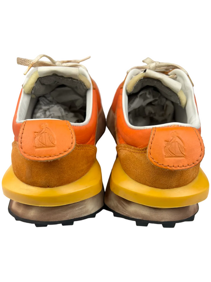 Lanvin Bumpr Sneaker in Nylon 'Orange' Size 10 Pre-Owned